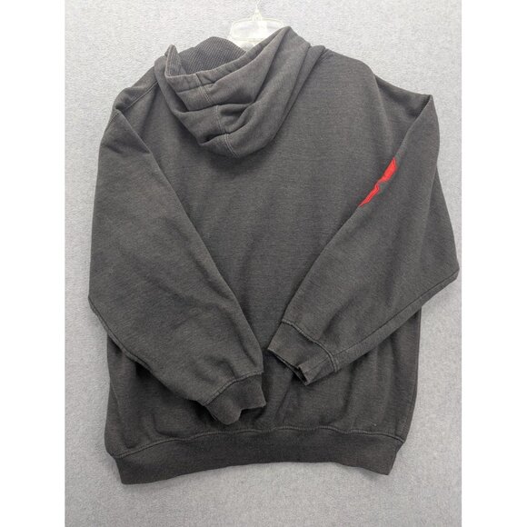 U.S. Polo Assn. Hoodie Mens 2XL Gray Full Zip Fleece Embroidered USPA 3 Sleeve - Picture 8 of 10